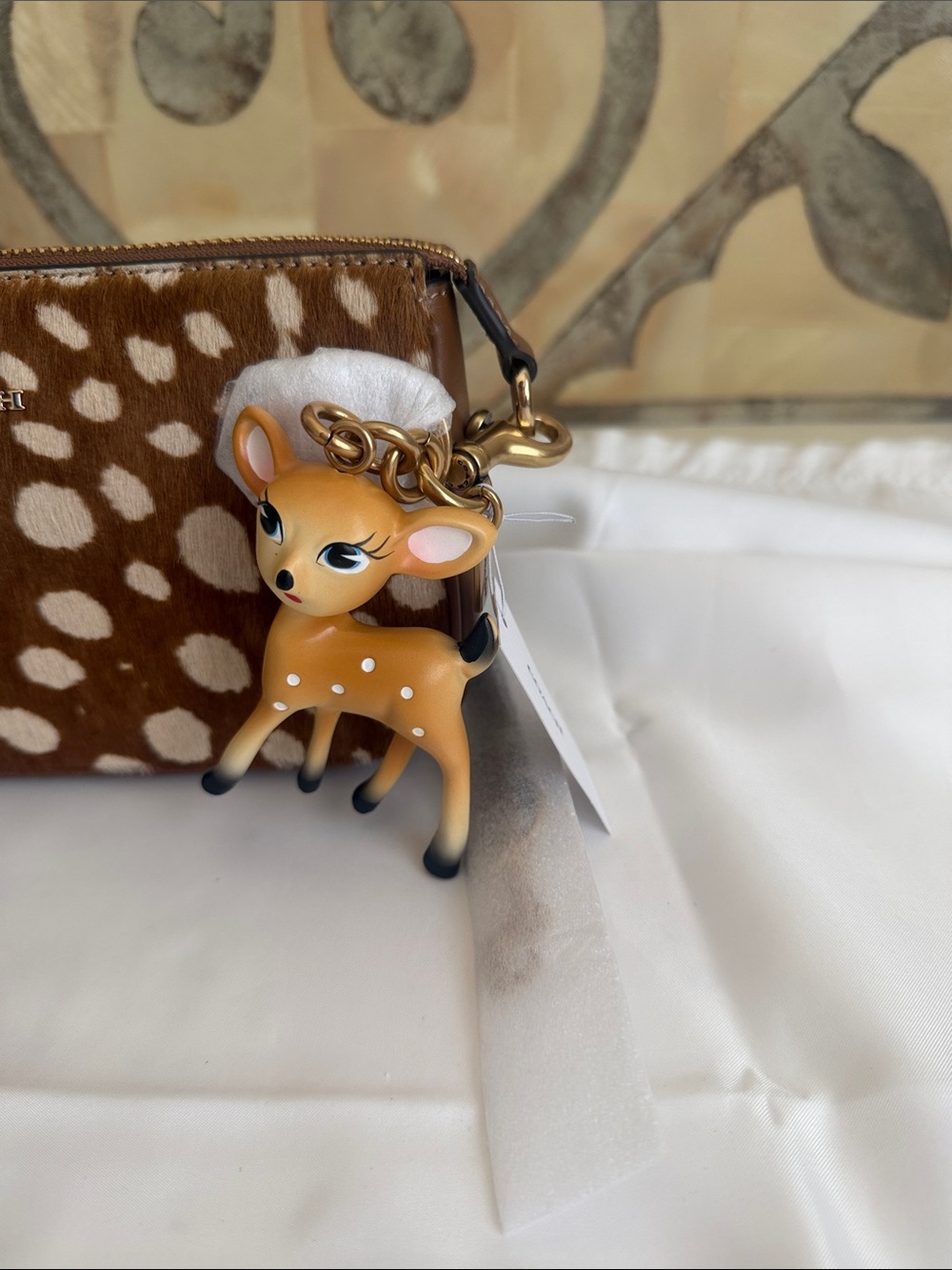 NWT Coach Outlet Deer Bag Charm—Sold Out - Picture 7 of 12